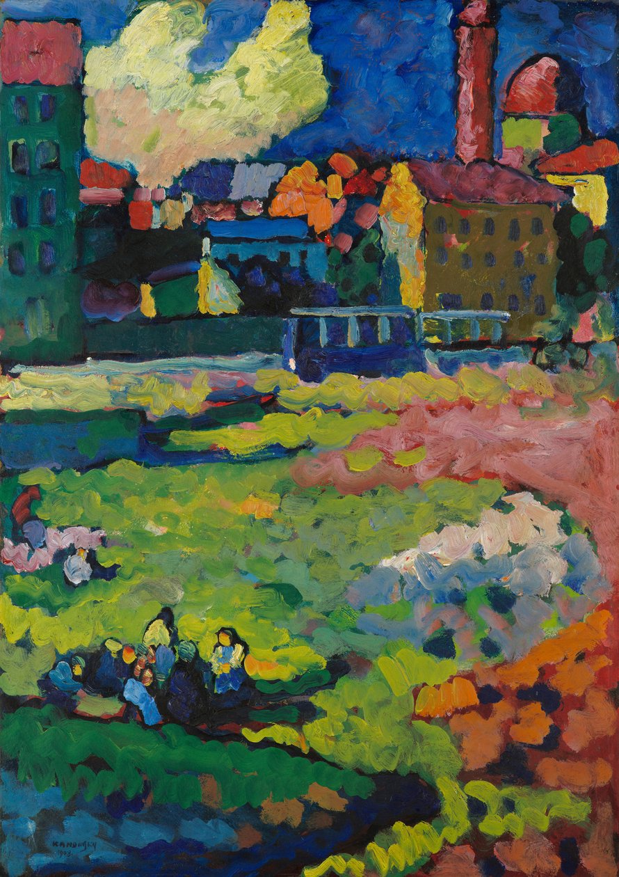 München – Vor der Stadt von Wassily Kandinsky