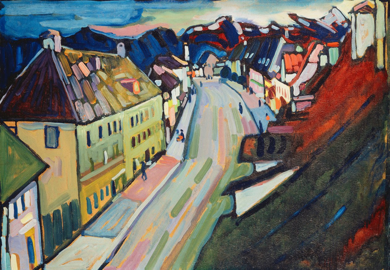 Murnau-Obermarkt von Wassily Kandinsky