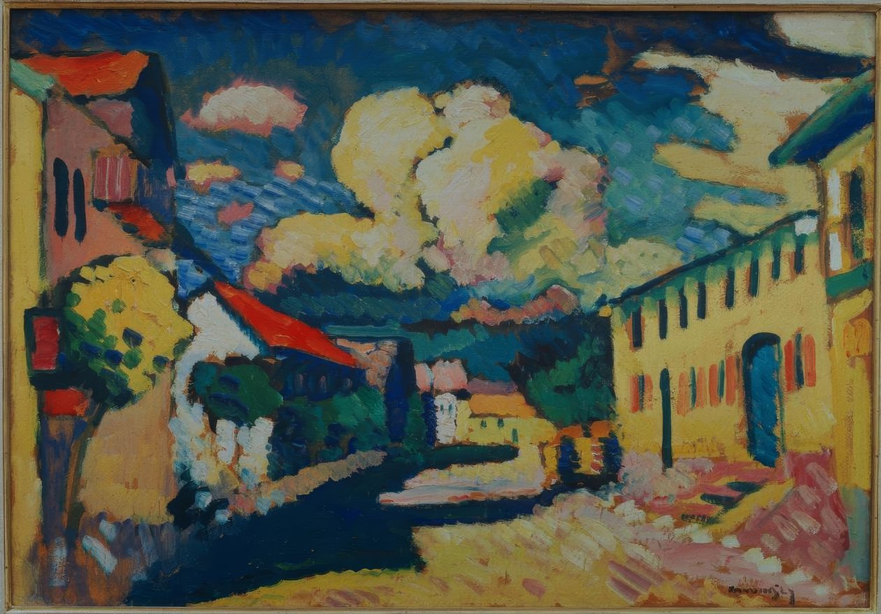 Murnau – Dorfstraße von Wassily Kandinsky