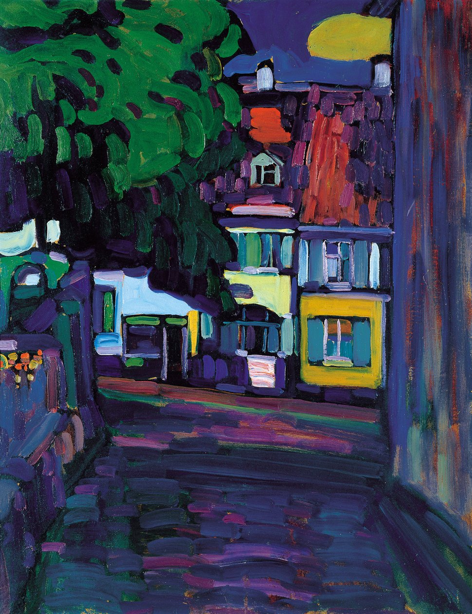 Murnau, Häuser am Obermarkt von Wassily Kandinsky