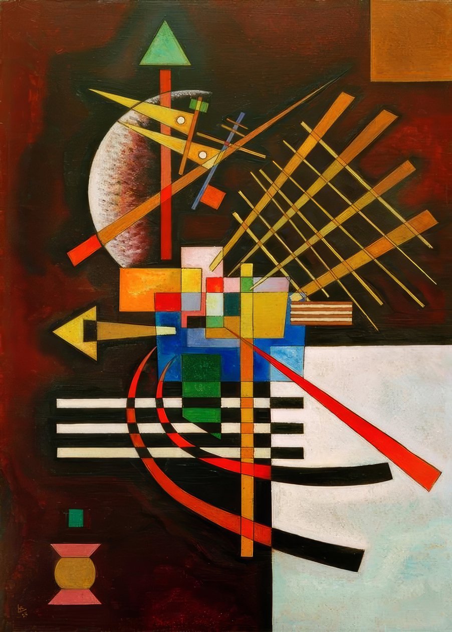 Oben und links von Wassily Kandinsky