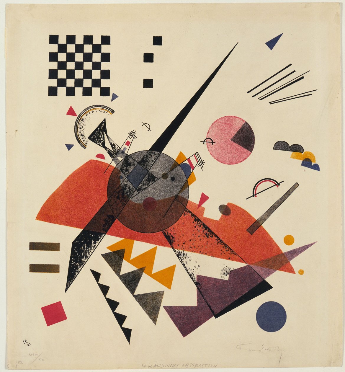 Orange, 1923 von Wassily Kandinsky