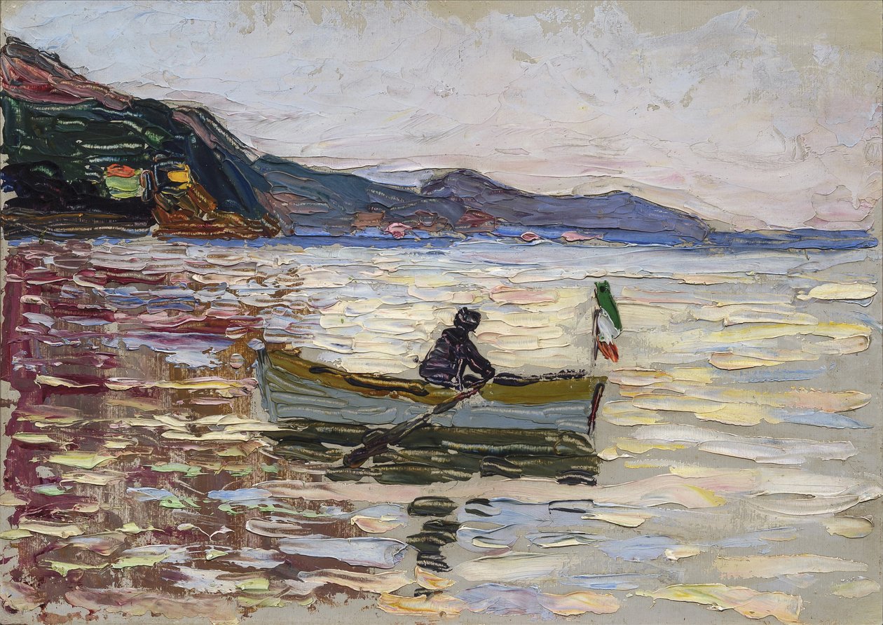 Rapallo. Boot auf dem Meer, 1906 von Wassily Kandinsky