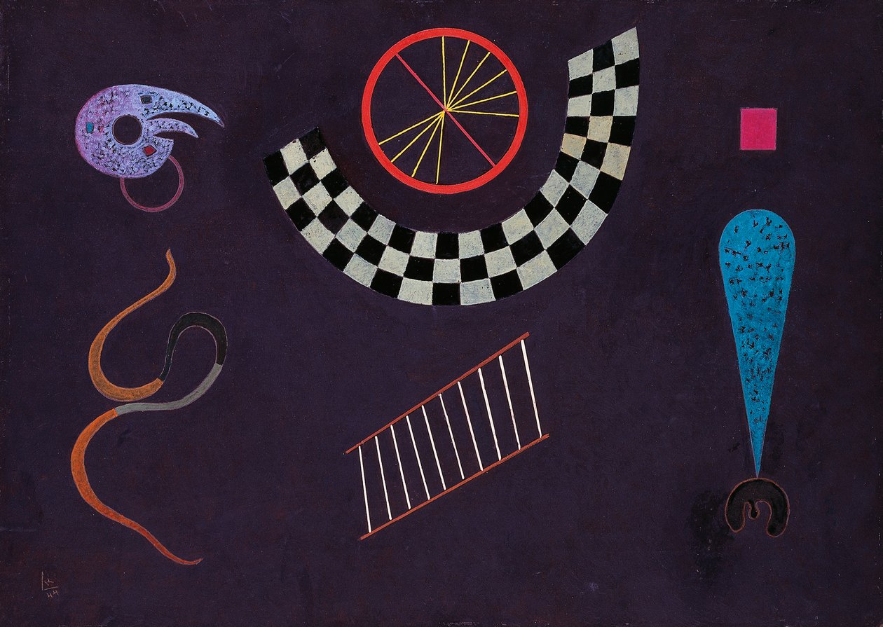 Band mit Quadraten, von Wassily Kandinsky (1866-1944) von Wassily Kandinsky