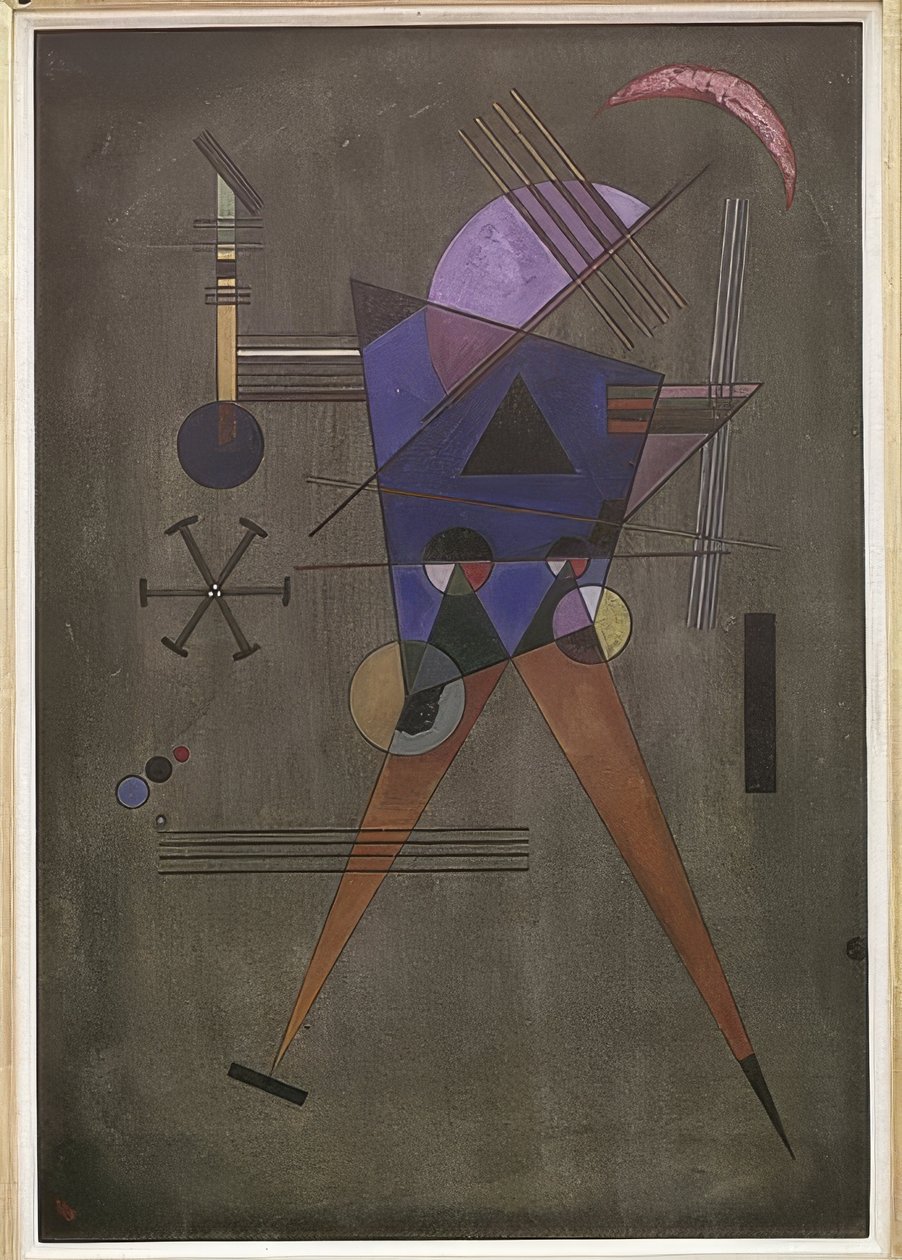 Schwarzes Dreieck von Wassily Kandinsky