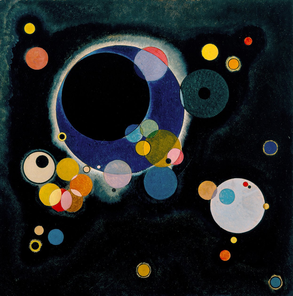 Mehrere Kreise, 1926 von Wassily Kandinsky