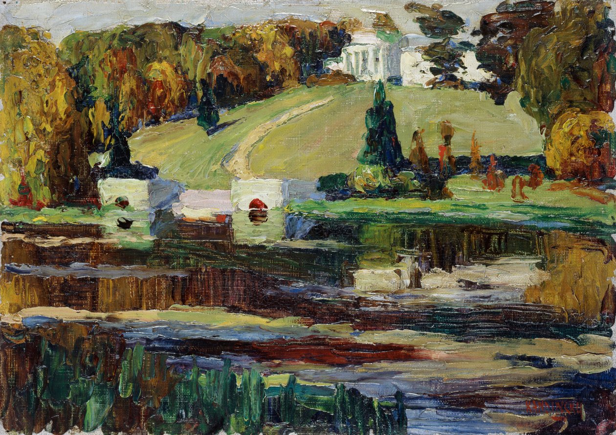 Skizze für Achtyrka – Herbst von Wassily Kandinsky
