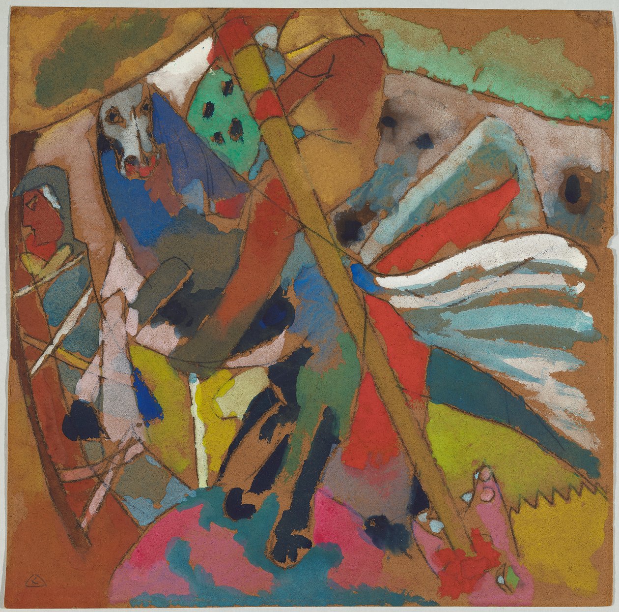 St. Georg II von Wassily Kandinsky