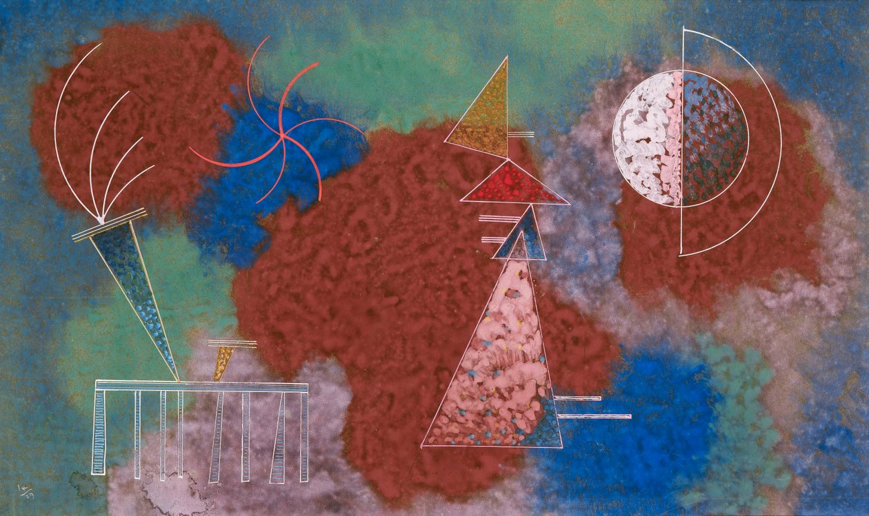 Flecken auf dem Reichen von Wassily Kandinsky