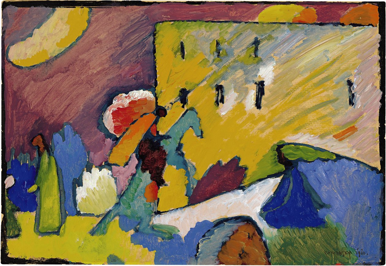 Studie für Improvisation 3, 1909 von Wassily Kandinsky