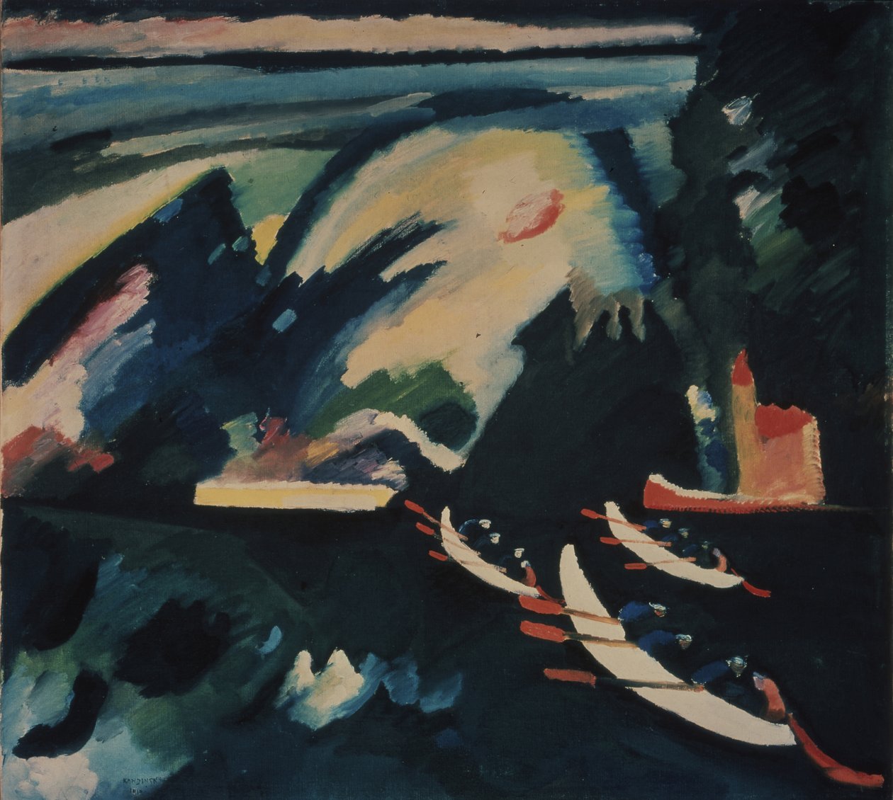 Der See, 1910 von Wassily Kandinsky