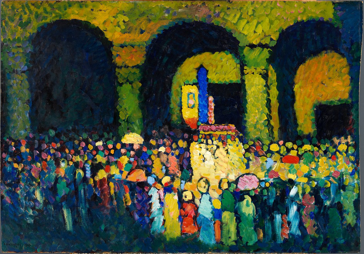 Die Ludwigskirche in München von Wassily Kandinsky
