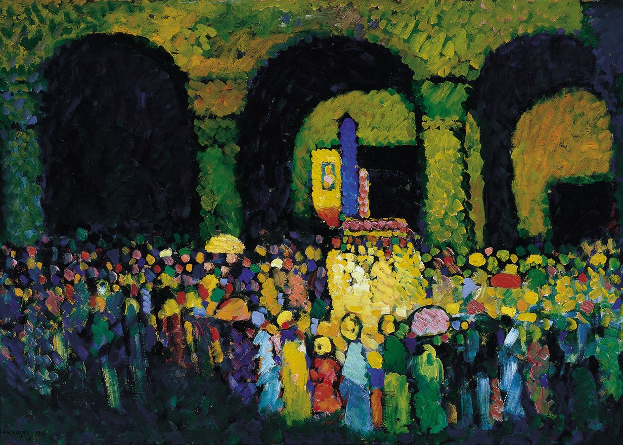 Die Ludwigskirche in München, 1908 von Wassily Kandinsky