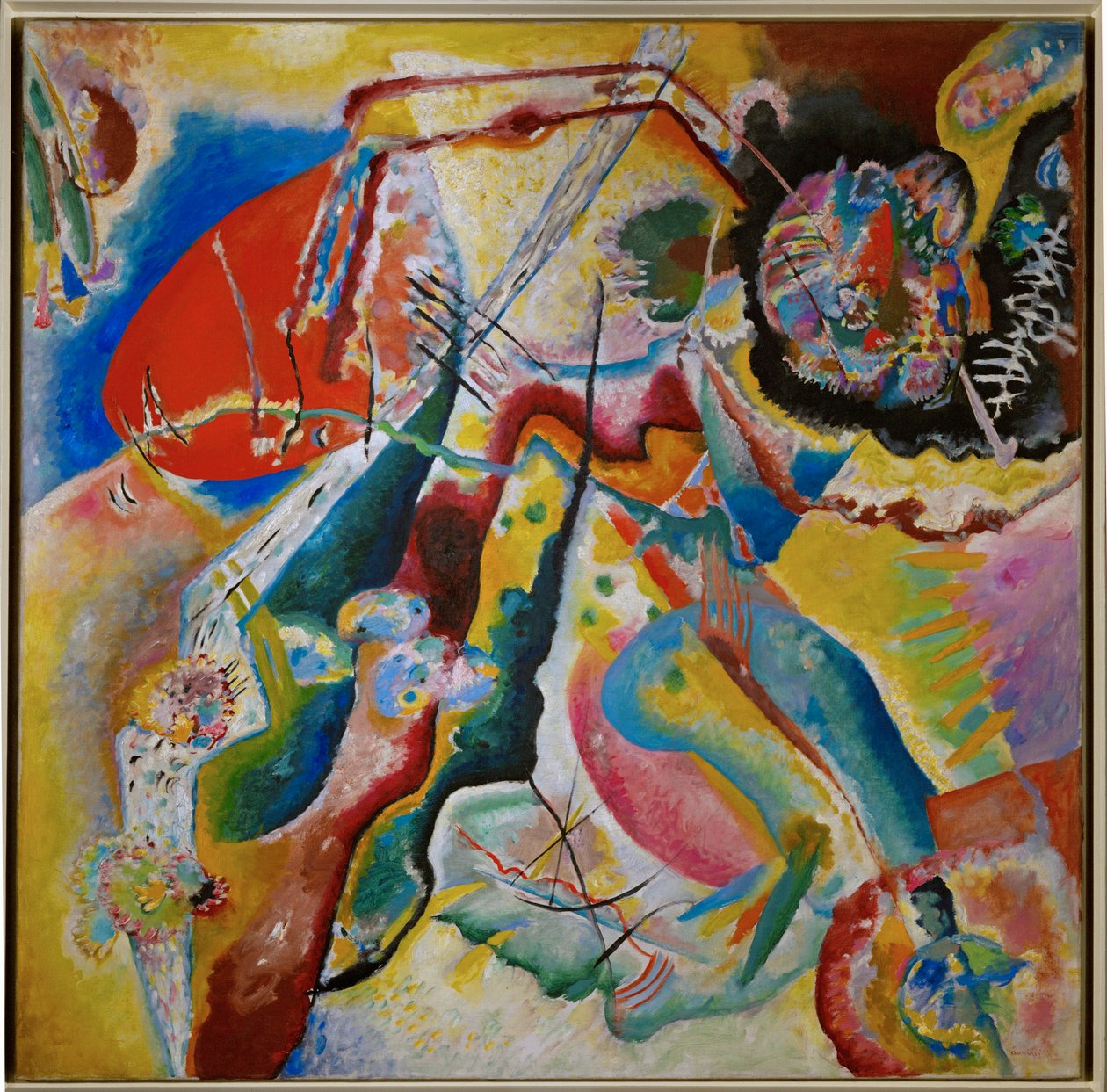 Der rote Fleck von Wassily Kandinsky