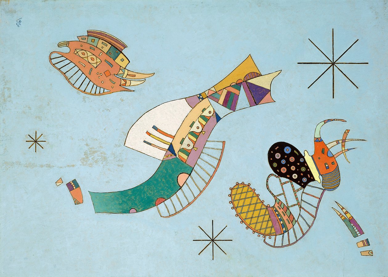 Drei Sterne von Wassily Kandinsky