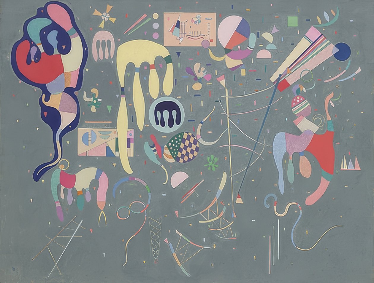 Verschiedene Aktionen von Wassily Kandinsky