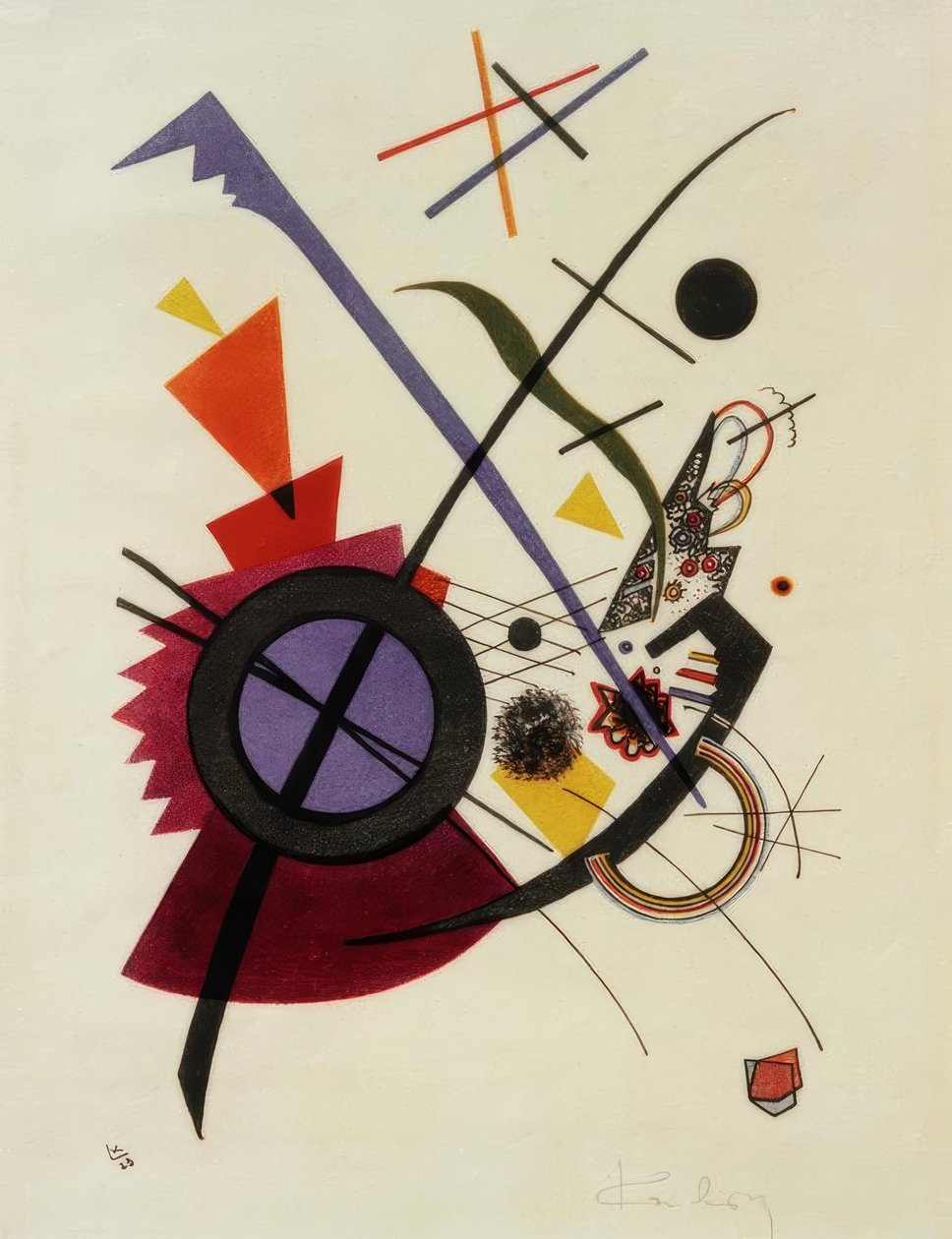 Violett von Wassily Kandinsky