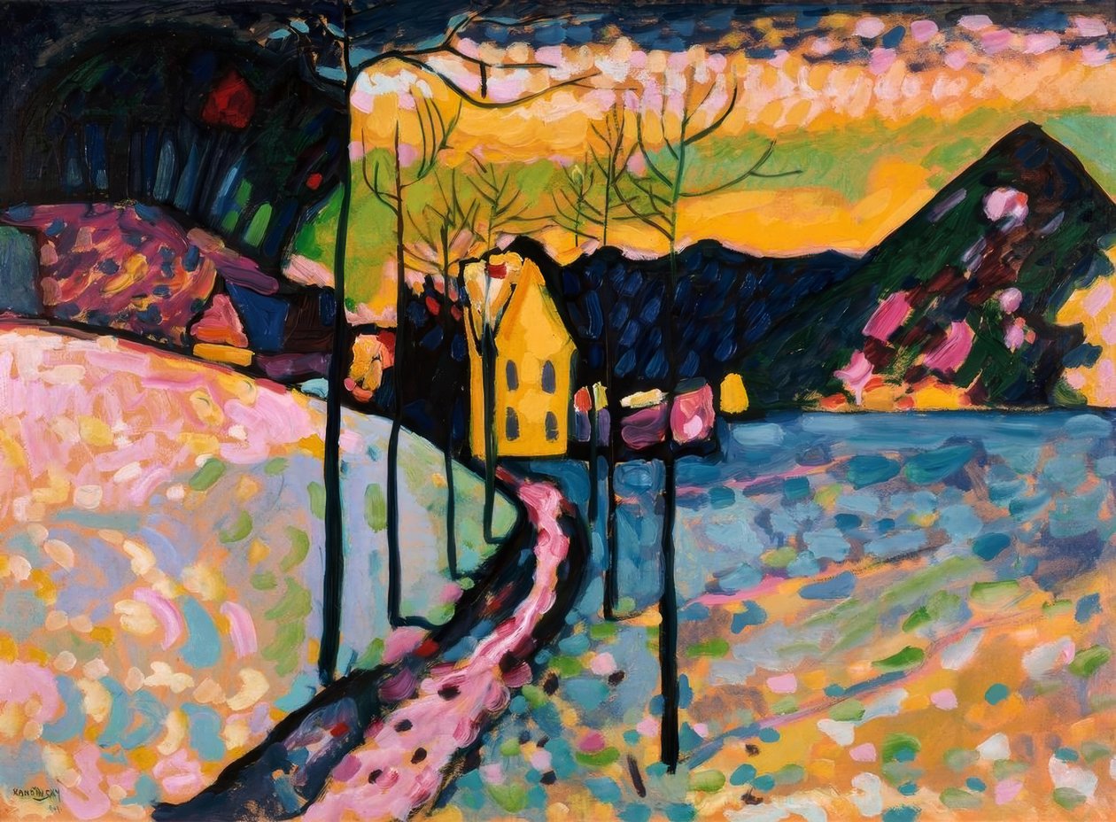 Winter I – Kochel von Wassily Kandinsky