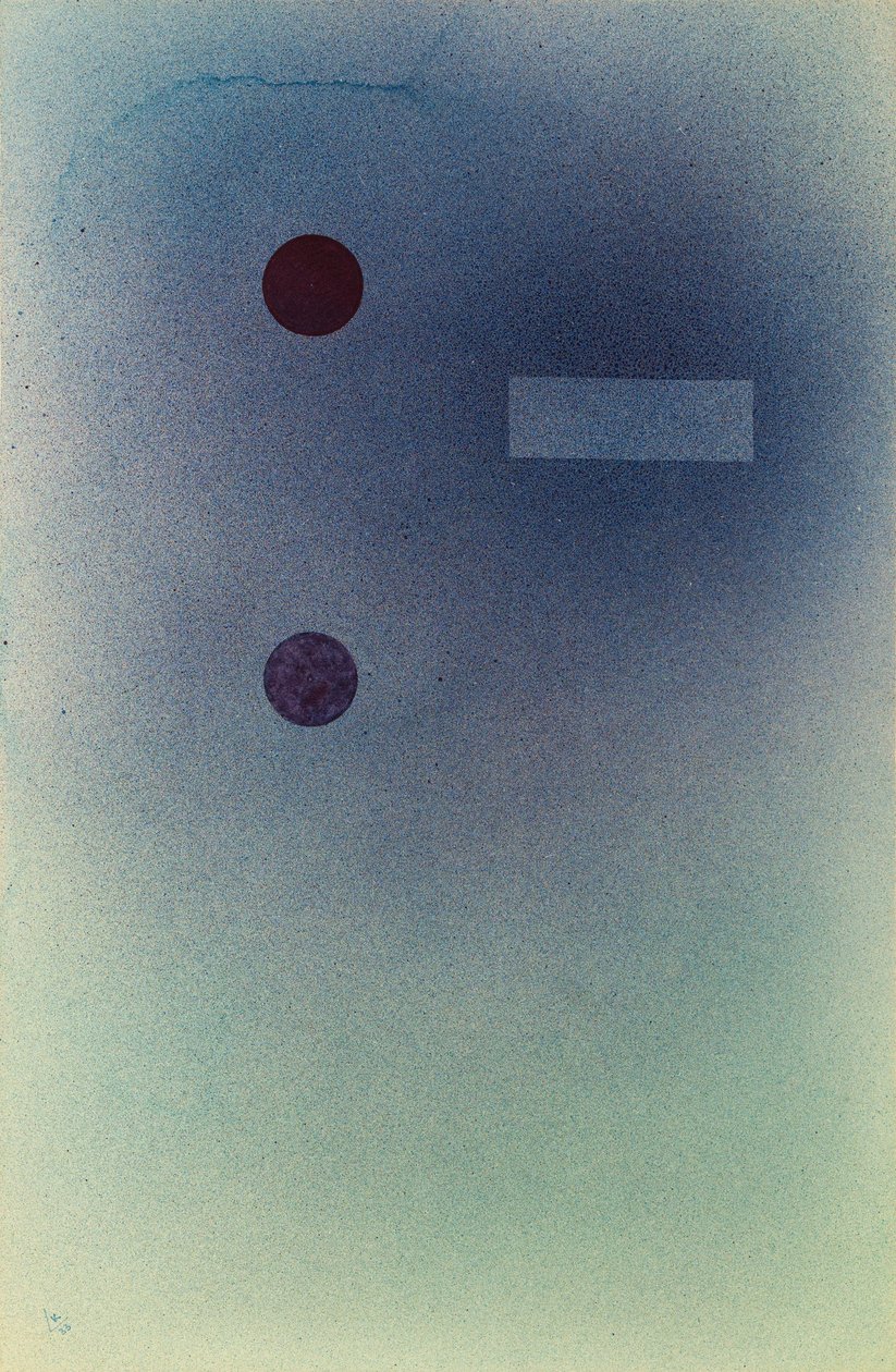 Zwei zu Eins, 1933 von Wassily Kandinsky