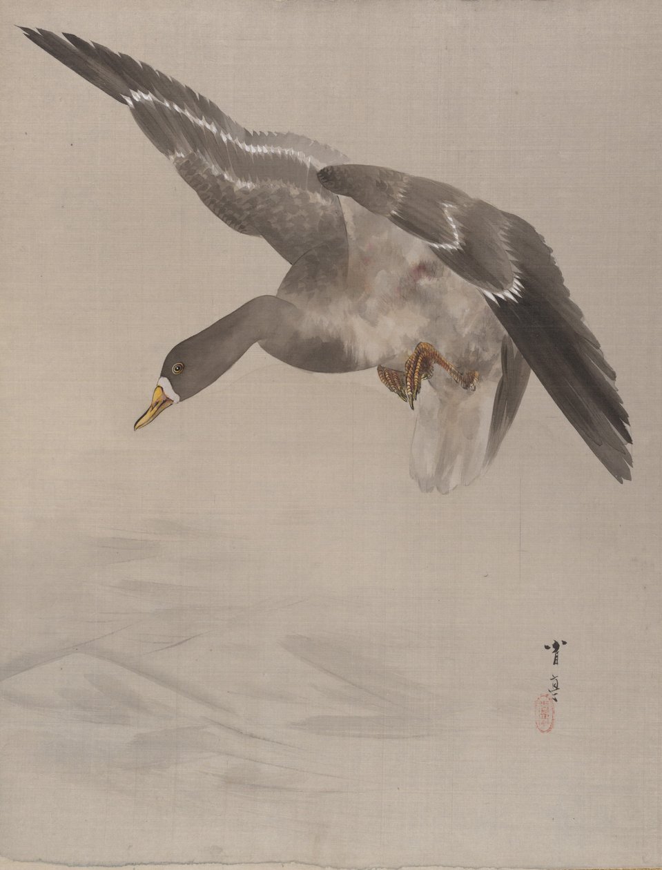 Ente, ca. 1887 von Watanabe Seitei