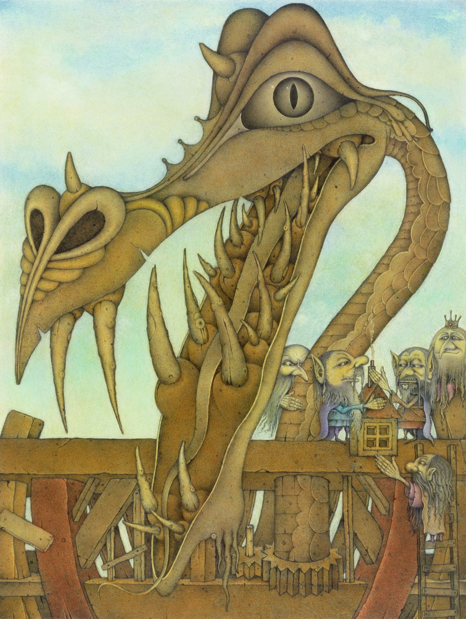 Erschaffung eines Drachens von Wayne Anderson