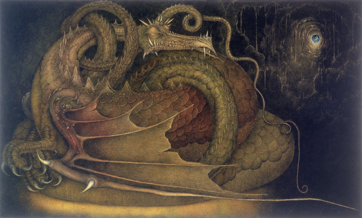 Lass schlafende Drachen ruhen von Wayne Anderson