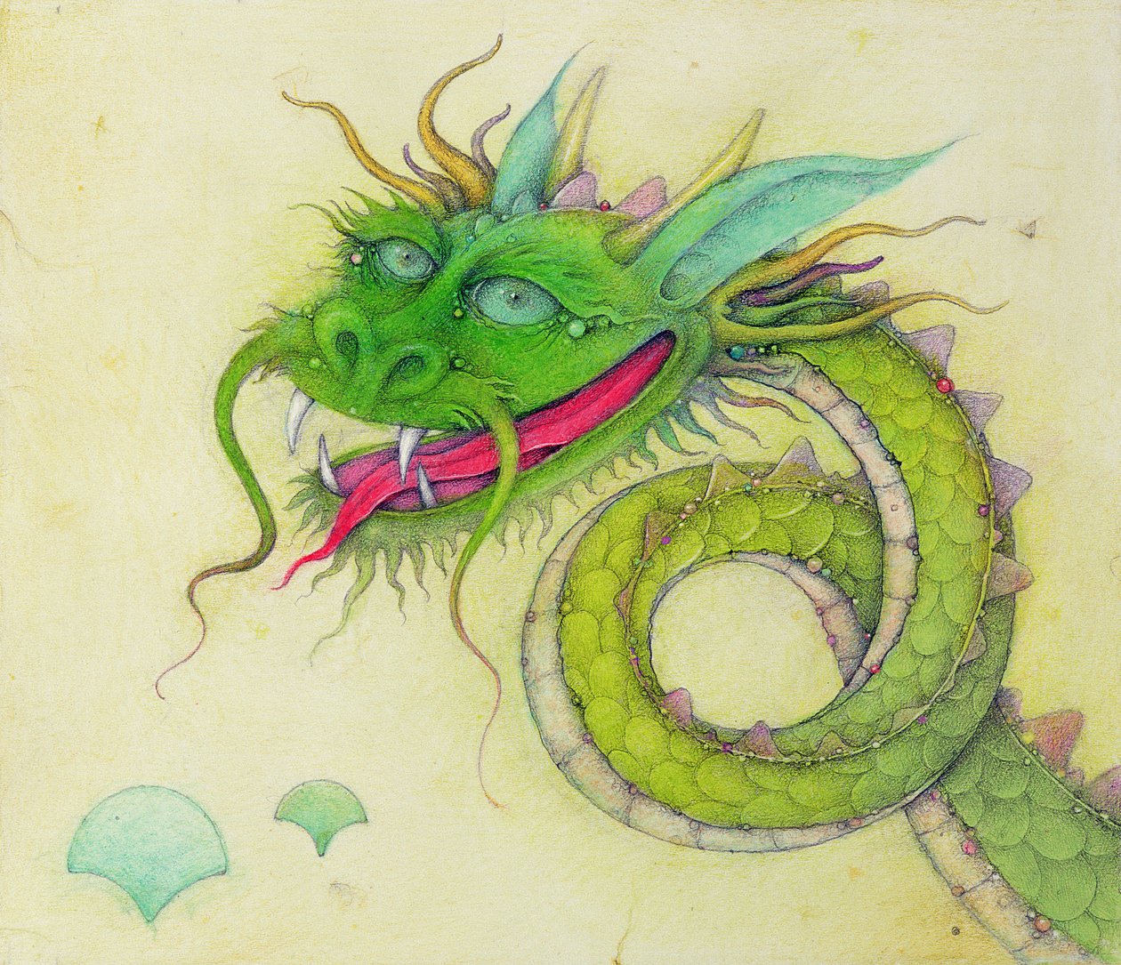 Der blauohrige Drache, 2000 von Wayne Anderson