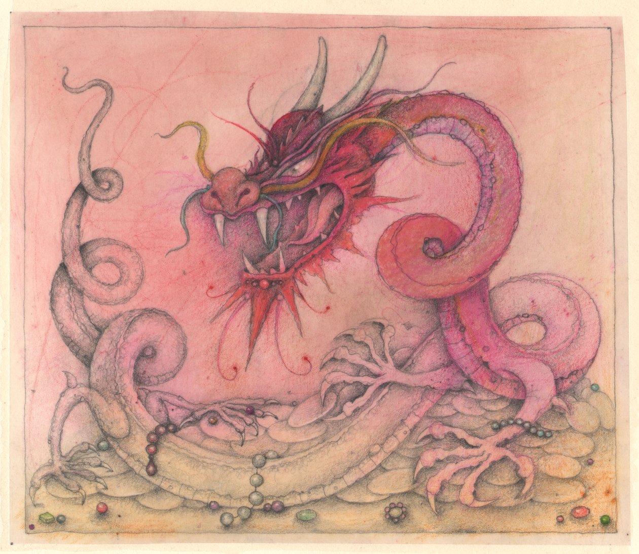 Böser Drache von Wayne Anderson