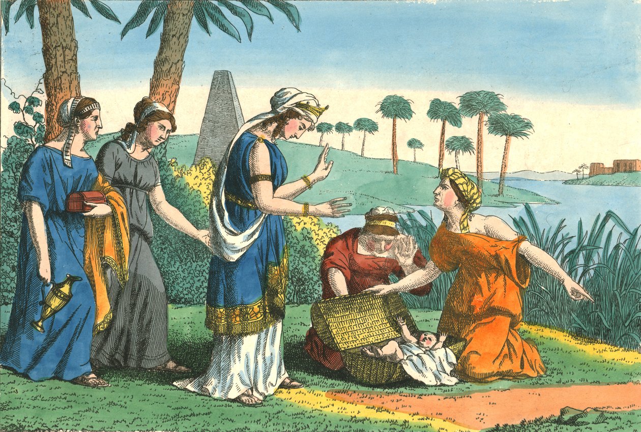 Die Entdeckung des Moses, 19. Jahrhundert von Weenix