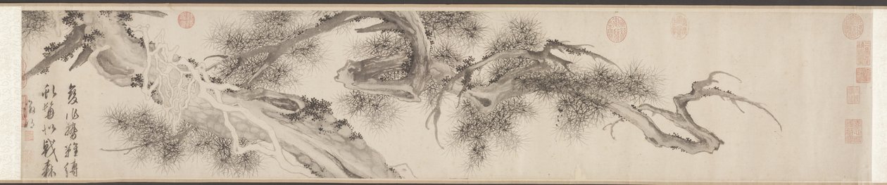 Alter Kieferbaum von Wen Zhengming