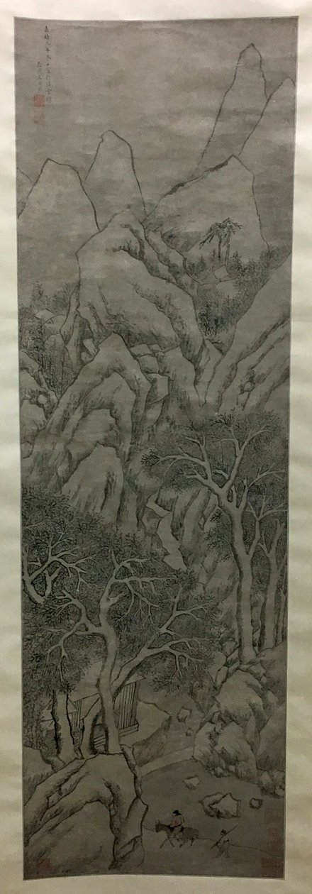 Verschneite Landschaft von Wen Zhengming