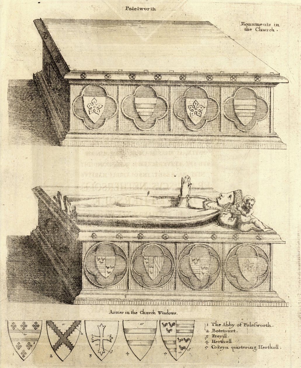 Herhull Familie (Monument) von Wenceslaus Hollar