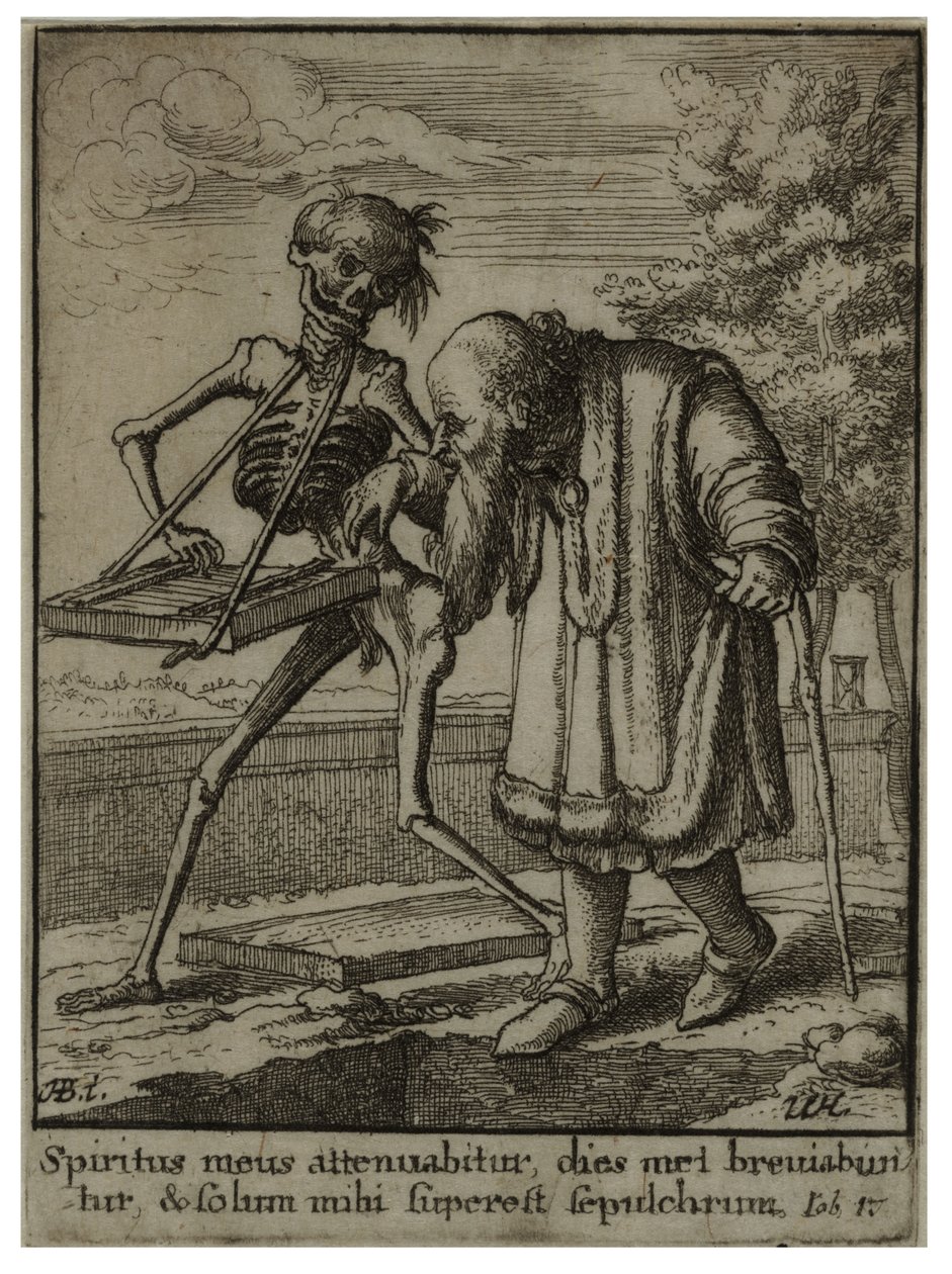 Alter Mann. Zustand 2 von Wenceslaus Hollar