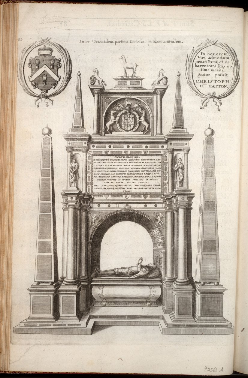 Sir Christopher Hatten von Wenceslaus Hollar