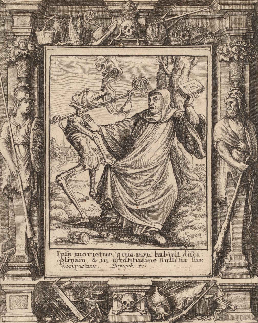 Abt, 1651 von Wenceslaus Hollar
