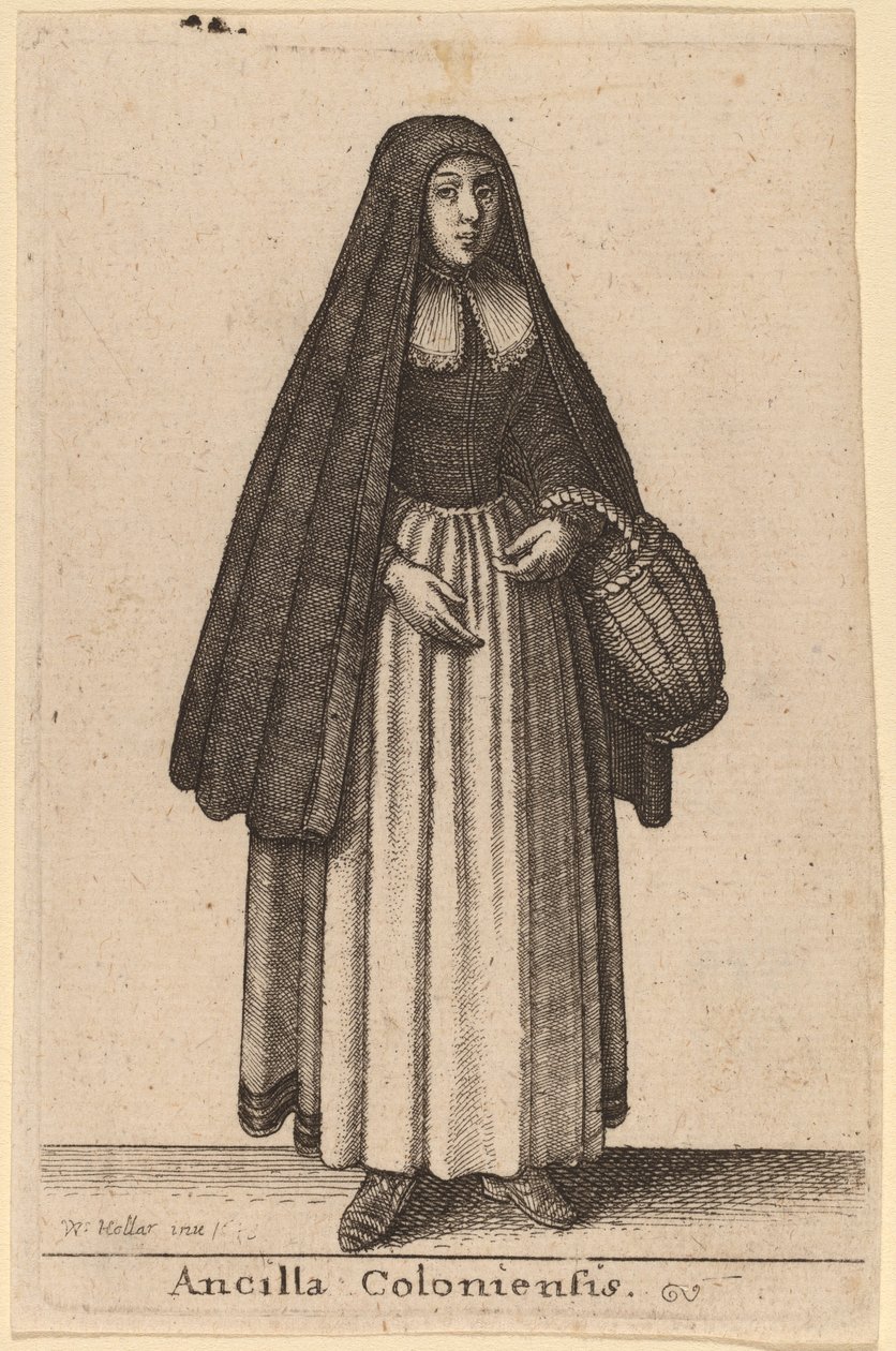 Ancilla Coloniensis von Wenceslaus Hollar