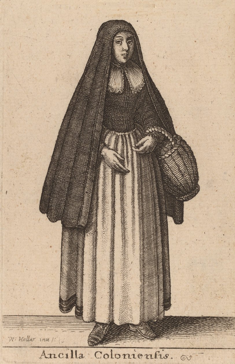 Ancilla Coloniensis, 1643 von Wenceslaus Hollar