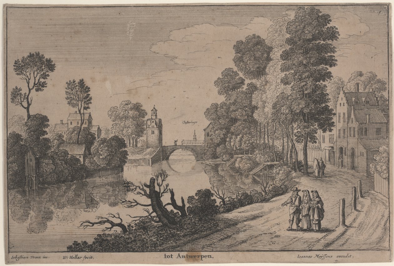 Antwerpen von Wenceslaus Hollar