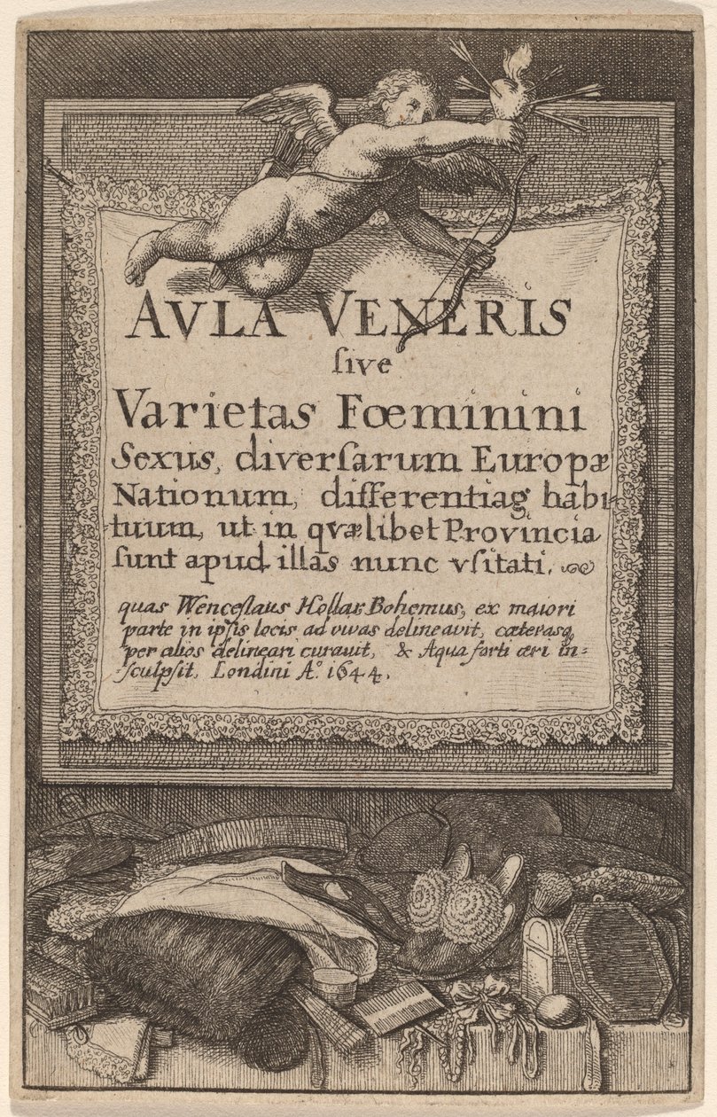 Aula Veneris: Titelseite von Wenceslaus Hollar