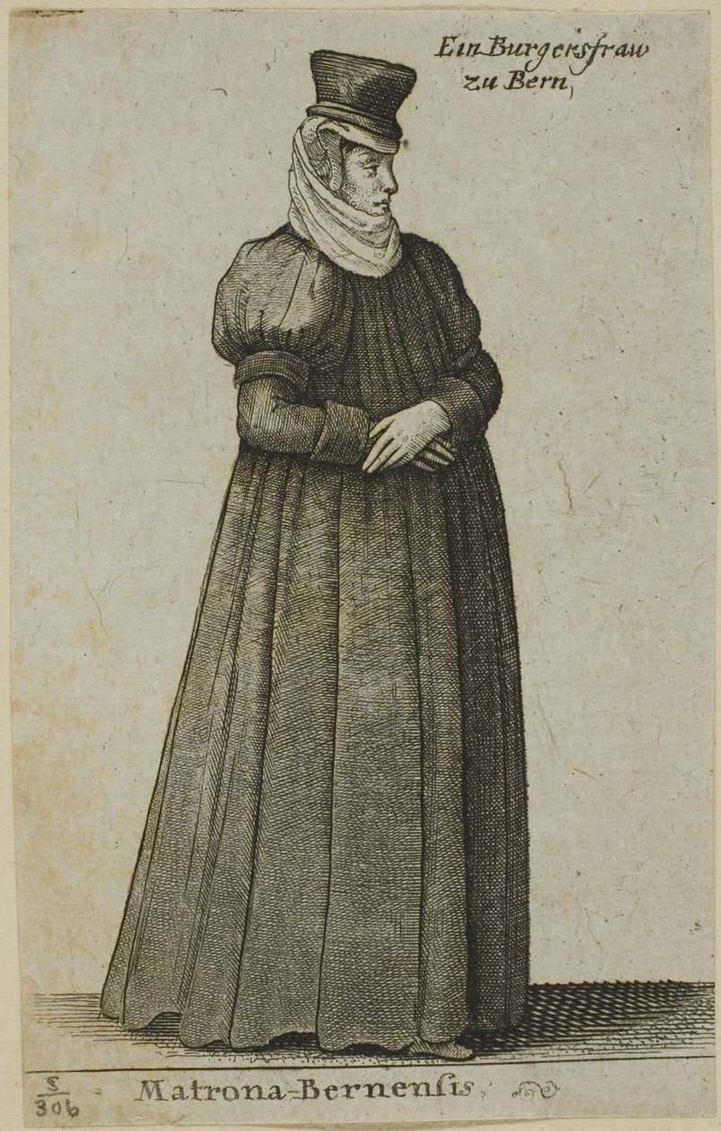 Bürgerfrau von Bern von Wenceslaus Hollar