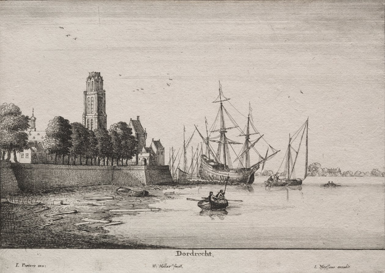 Dordrecht von Wenceslaus Hollar