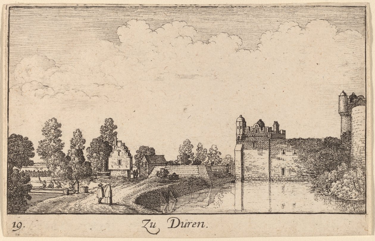 Düren von Wenceslaus Hollar