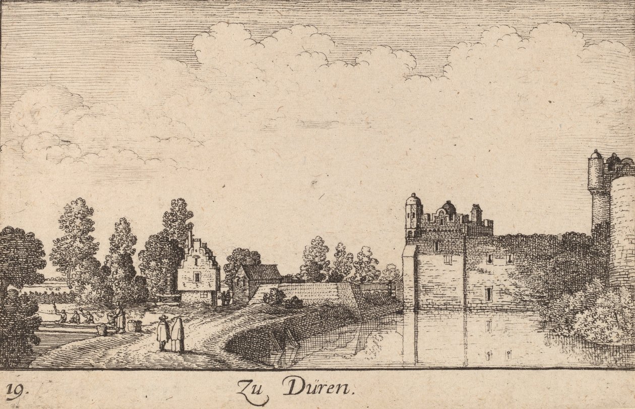 Düren, 1635 von Wenceslaus Hollar