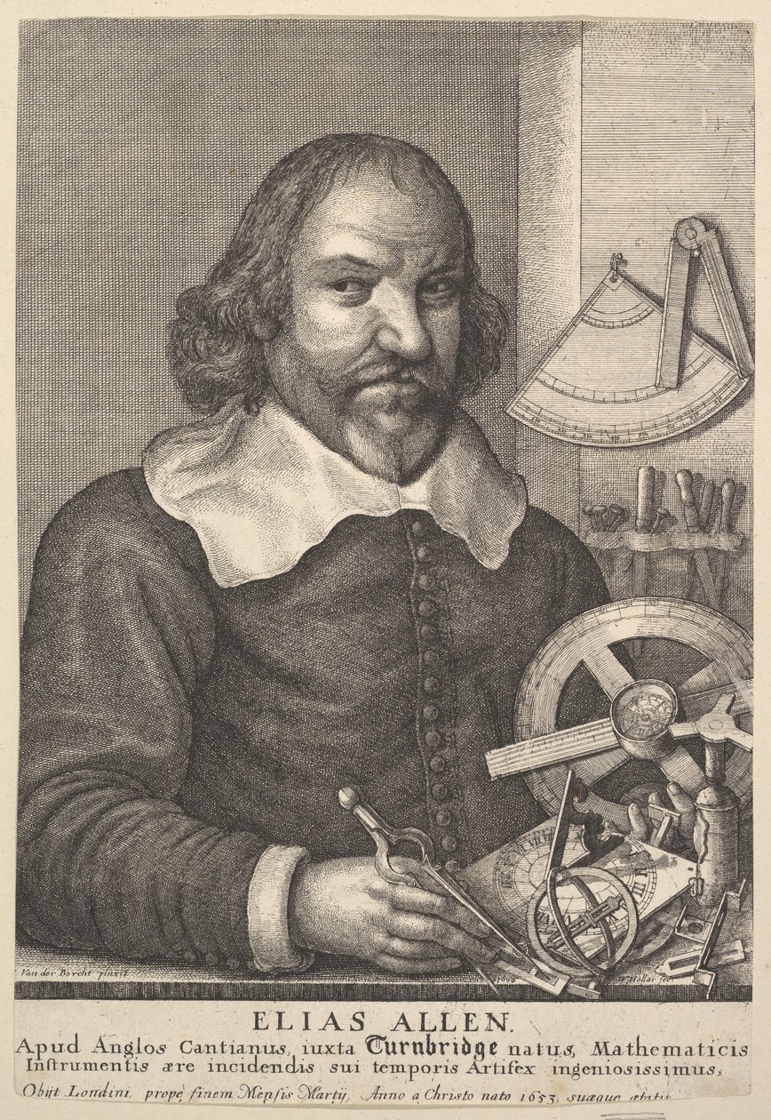 Elias Allen, 1666 von Wenceslaus Hollar