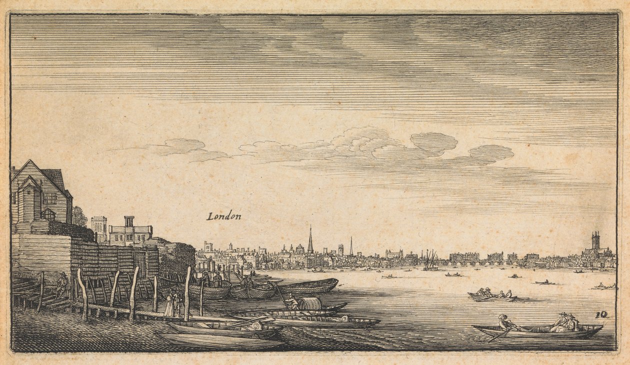 Englische Ansichten: London von Wenceslaus Hollar