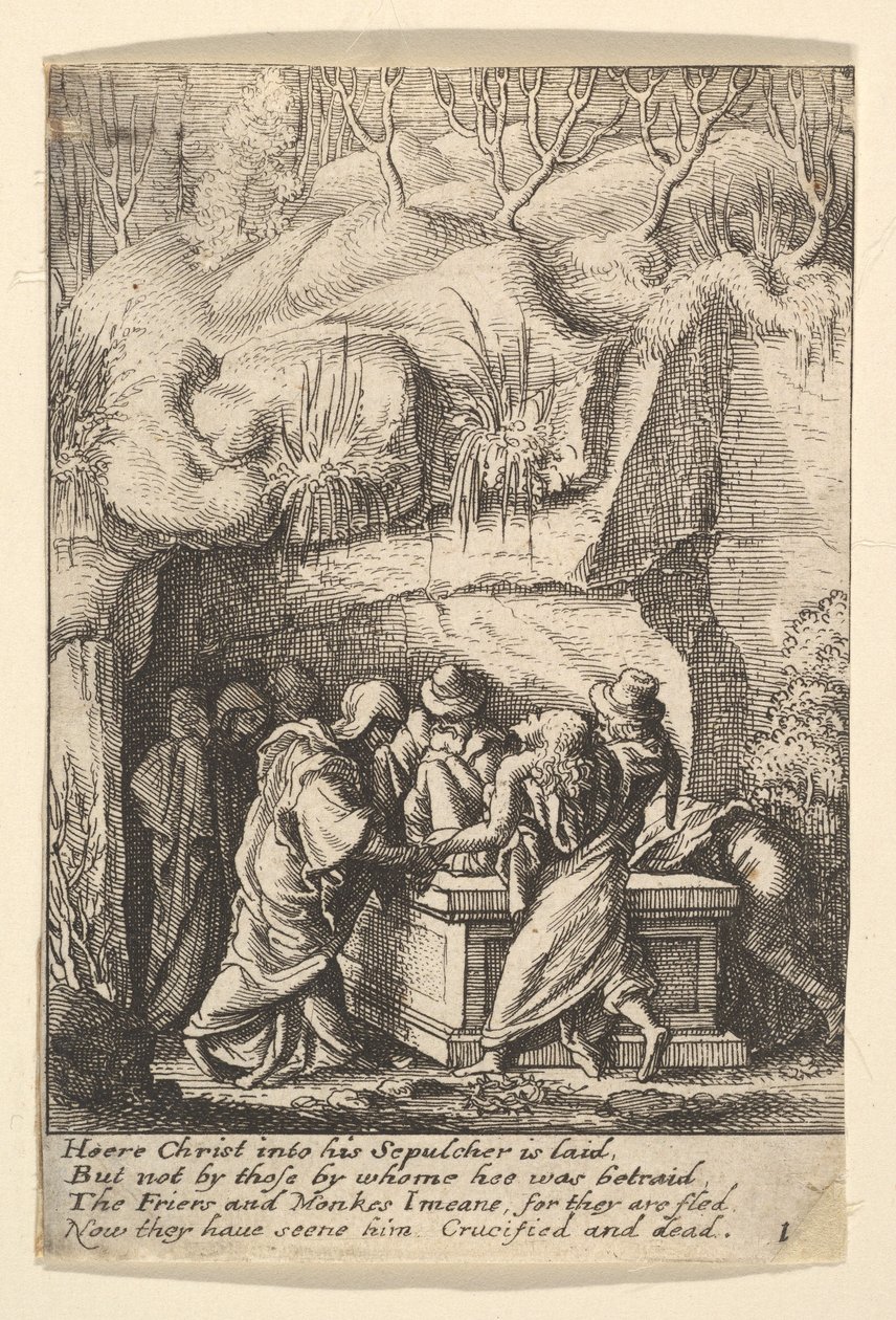 Grablegung von Wenceslaus Hollar