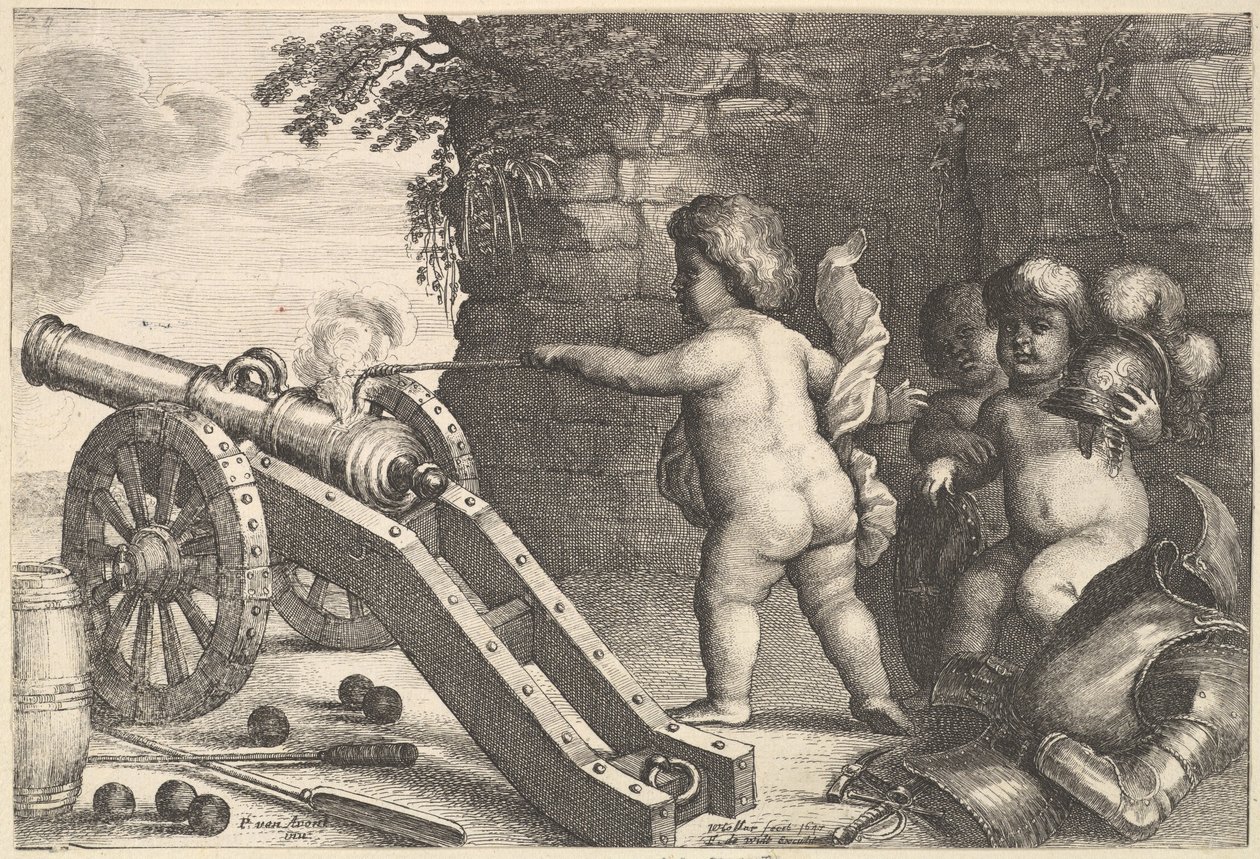 Feuer Die vier Elemente von Wenceslaus Hollar