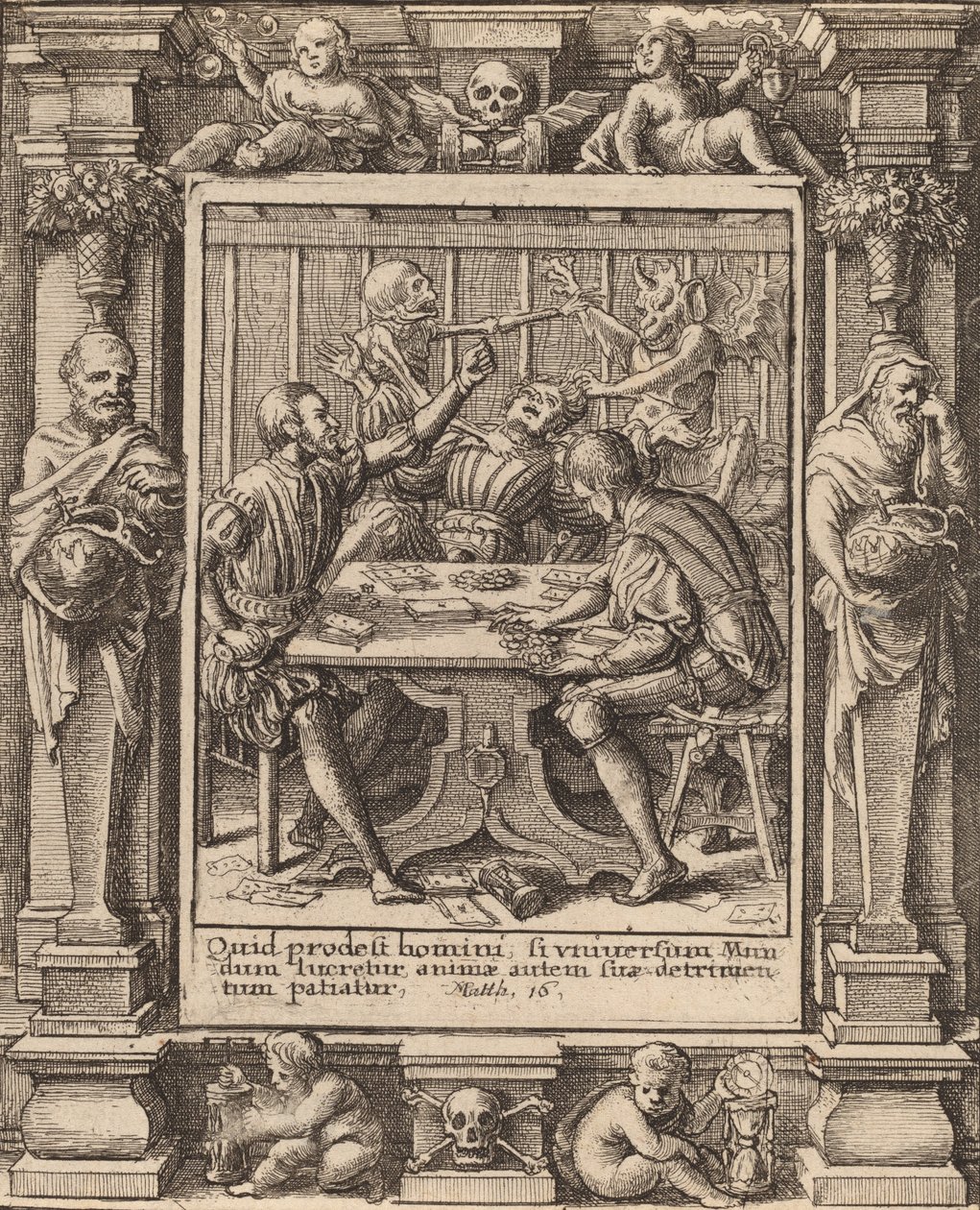 Spieler von Wenceslaus Hollar