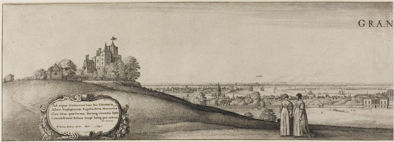 Greenwich von Wenceslaus Hollar