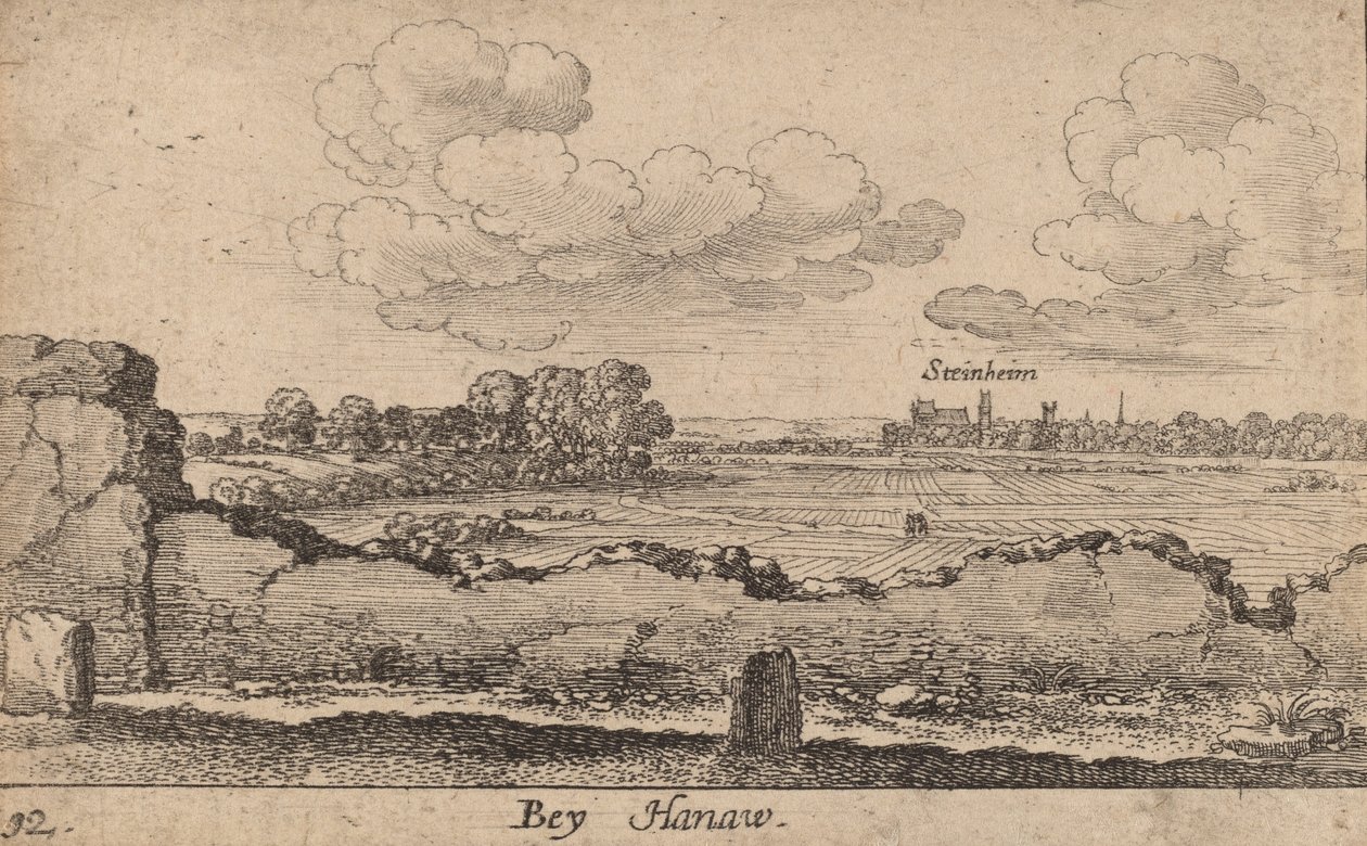 Hanau, 1635 von Wenceslaus Hollar